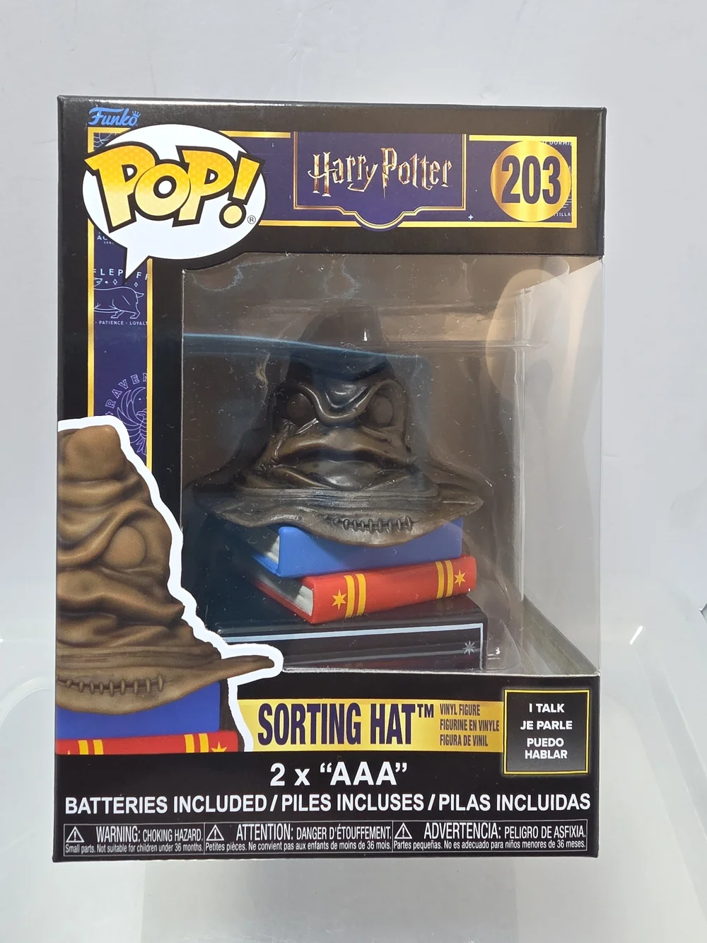 Funko Pop! Harry Potter Sorting Hat #203 Talking Vinyl Figure NIB (ZZ)